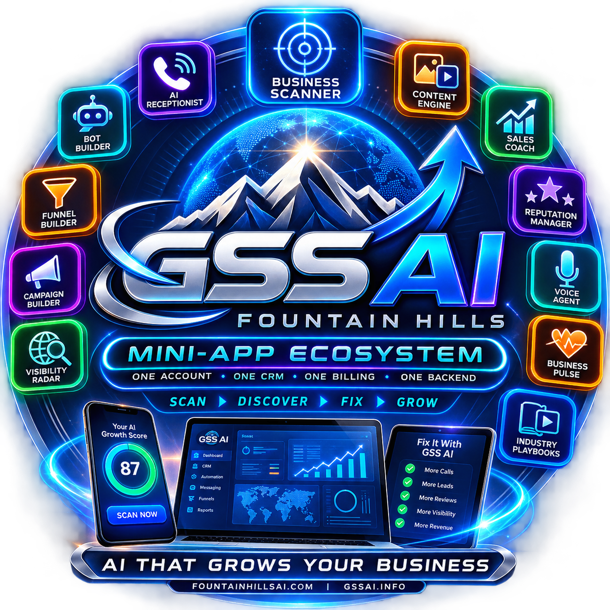 GSS AI Mini-App Ecosystem logo